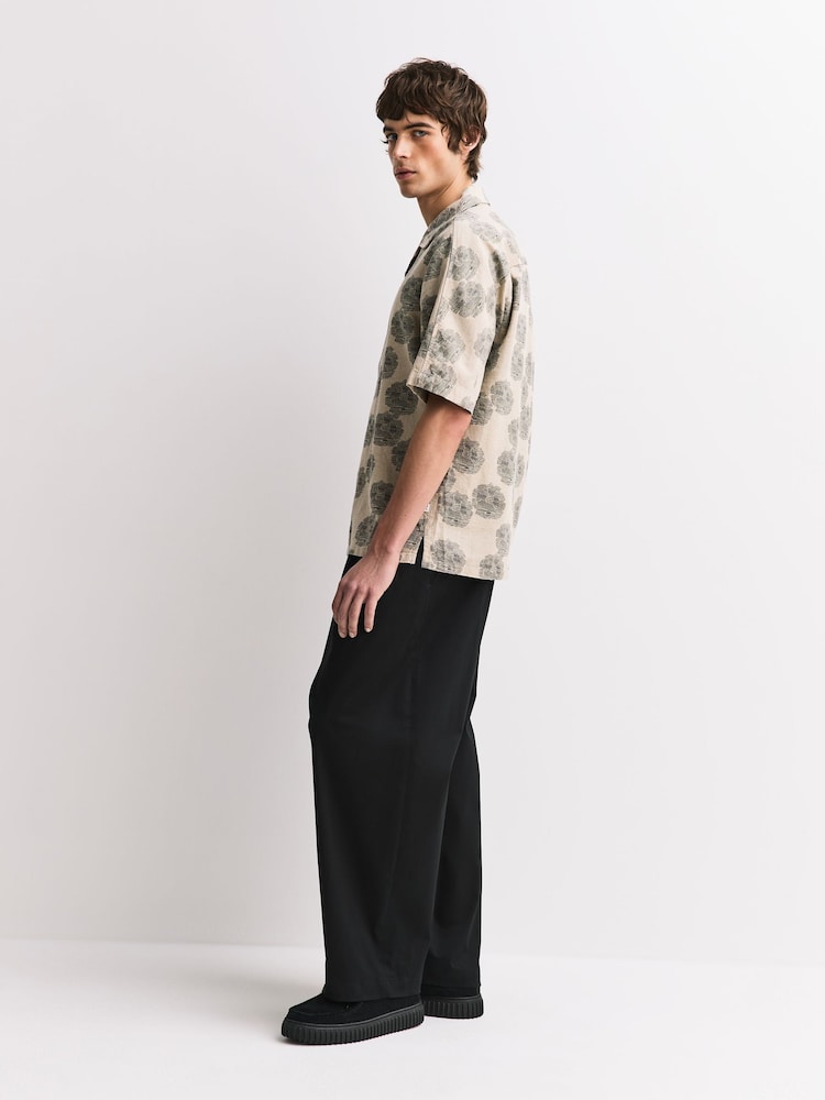 NN.07 Natural Ole Relaxed Fit Linen Blend Shirt - Image 2 of 4