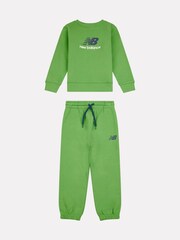 New Balance Green FT Crew & Joggers Set - Image 1 of 5