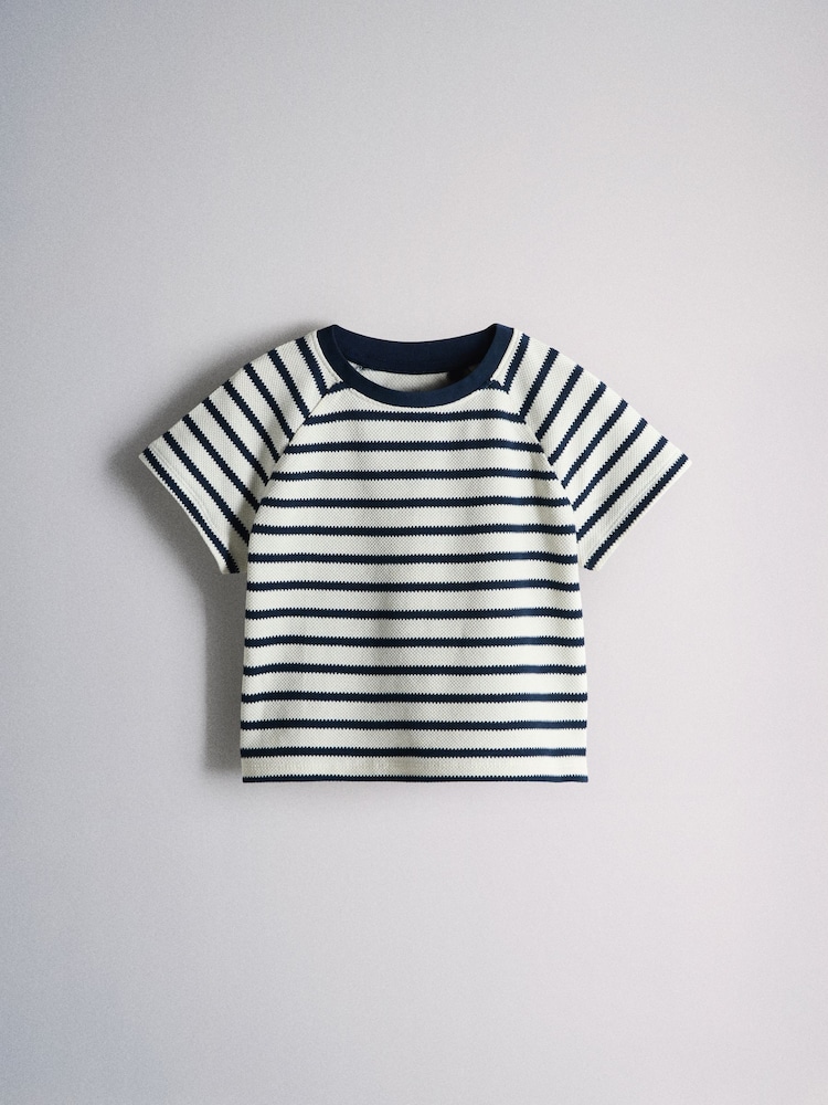 The Set Textured Jersey Dress Cropped Short Sleeve T-Shirt and Shorts Set - 图片2 / 6