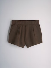 The Set 2 Pack Jersey Interlock Short Sleeve Crew and Short Sets Blue/Brown - Image 11 of 13