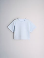 The Set 2 Pack Jersey Interlock Short Sleeve Crew and Short Sets Blue/Brown - Image 12 of 13