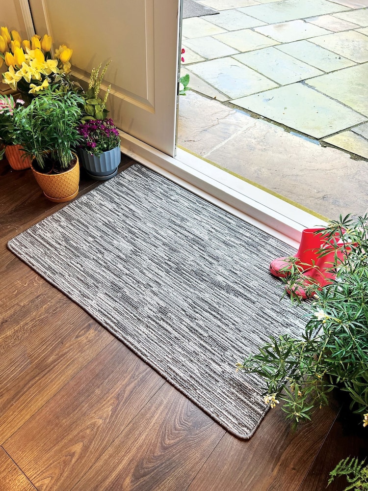 My Mat Silver Broken Stripe Mat - Image 2 of 6 My Mat Silver Broken Stripe Mat - Image 2 of 6