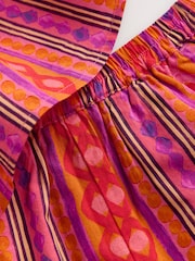 Multi Stripe Crochet Top And Short Set (3mths-7yrs) - Image 3 of 4