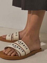 Natural Le Marais Printed Mule Sandals - Image 4 of 9