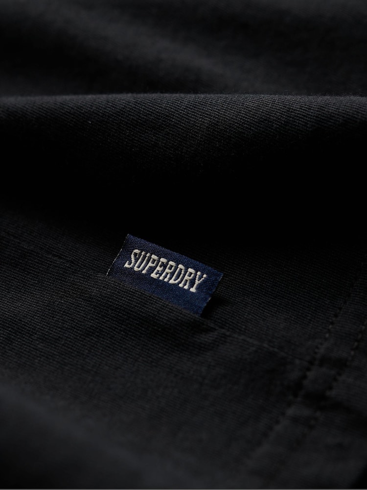 Superdry Black Essential Logo Tank Top - Image 6 of 6