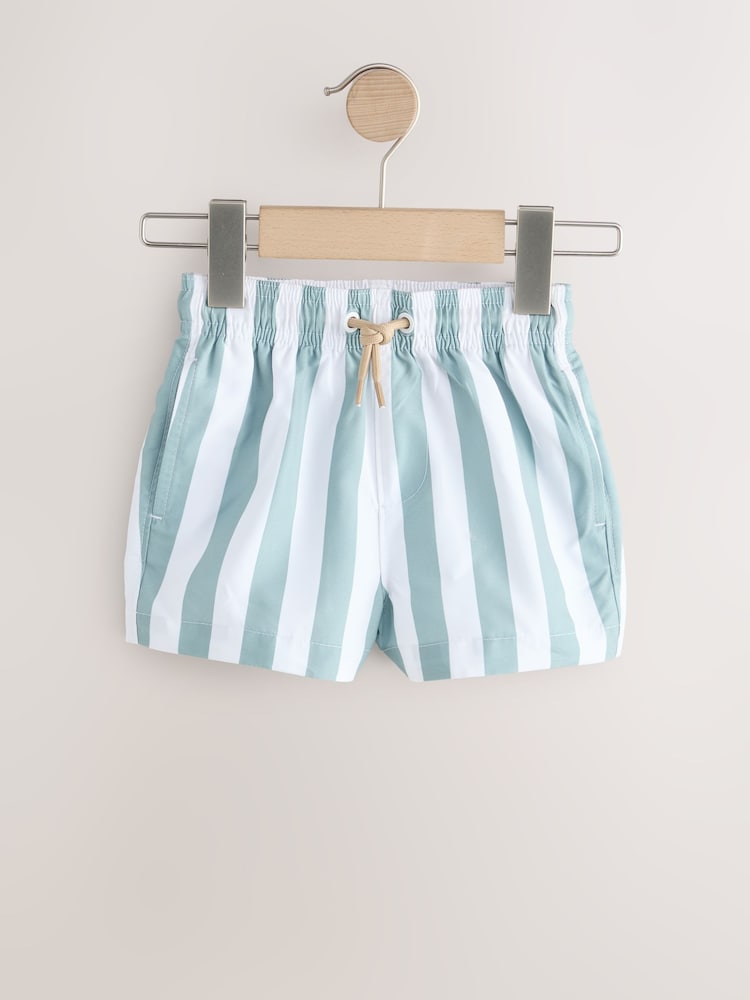 Blue/Green Swim Shorts 2 Pack (3mths-7yrs) - Image 7 of 7