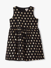 Hatley Crepe Star Princess Black Dress - Image 1 of 2