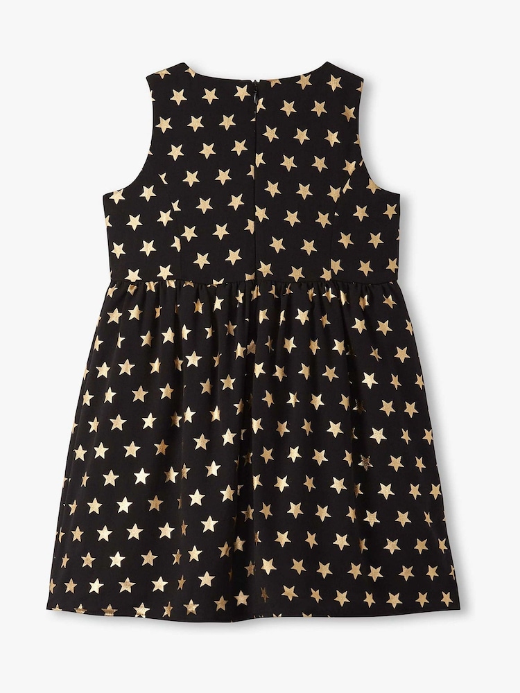 Hatley Crepe Star Princess Black Dress - Image 2 of 2