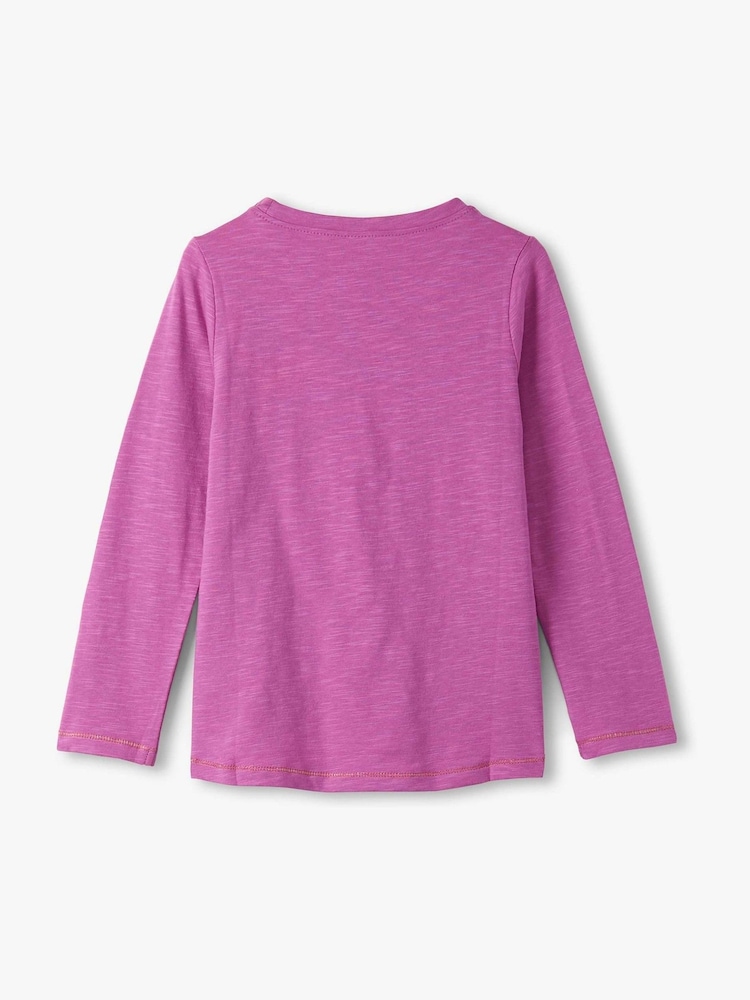 Hatley Pink Falling Stars Graphic T-Shirt - Image 2 of 2