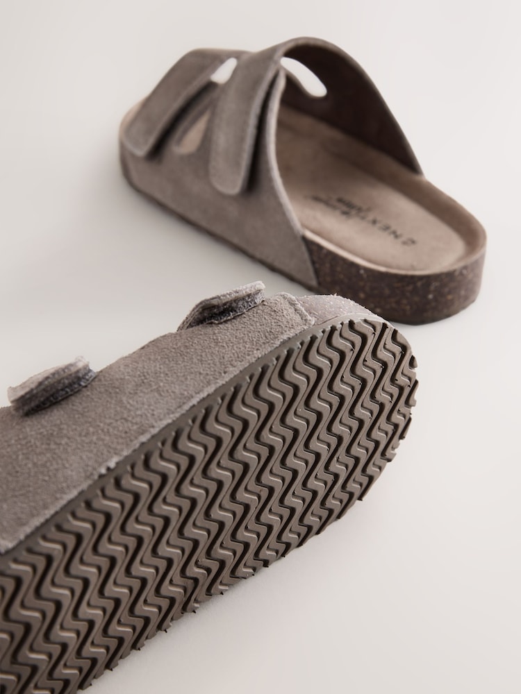 Neutral mocka - Corkbed Slider Sandaler - Bild 7 av 7