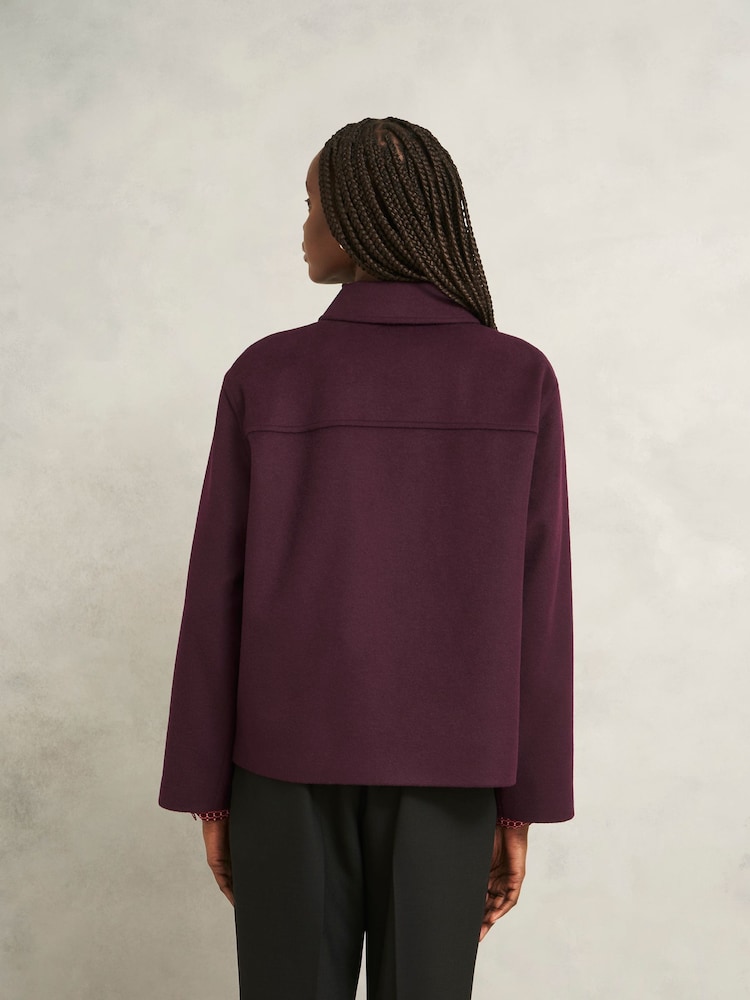 Hobbs Purple Zoe Coat - Image 2 of 4