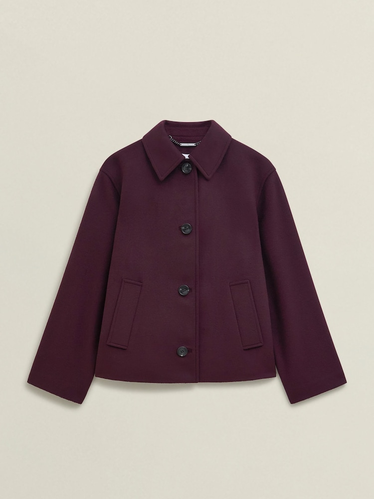 Hobbs Purple Zoe Coat - Image 4 of 4 Hobbs Purple Zoe Coat - Image 4 of 4
