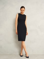 Hobbs Blue Petite Ivy Dress - Image 1 of 4