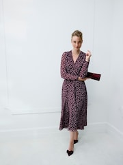 Hobbs Red Aurora Dress - Image 1 of 5