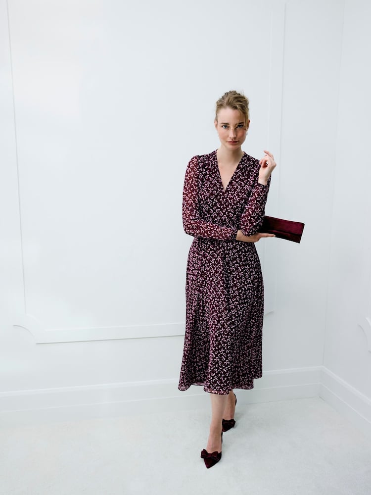 Hobbs Red Aurora Dress - Image 1 of 5