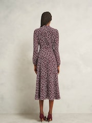 Hobbs Red Aurora Dress - Image 3 of 5