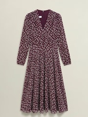 Hobbs Red Aurora Dress - Image 5 of 5