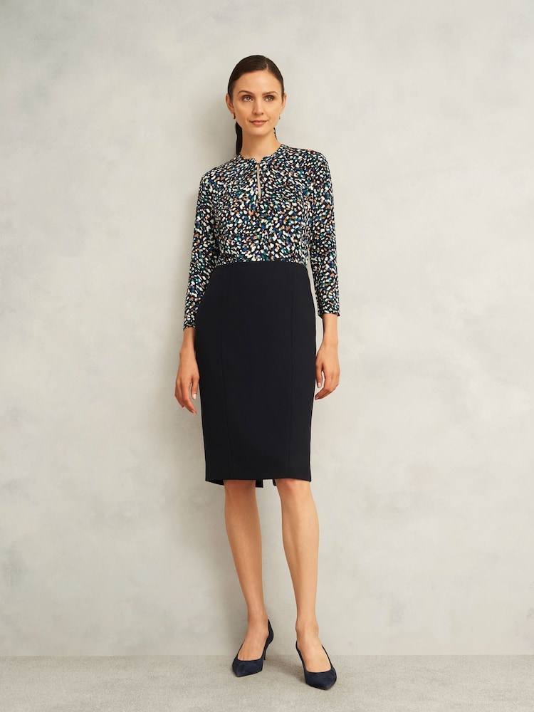 Hobbs Blue Petite Ivy Skirt - Image 1 of 4