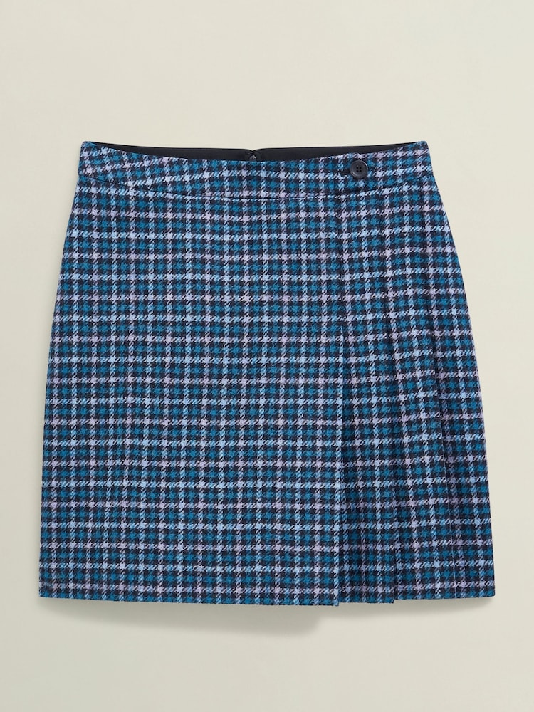 Hobbs Blue Molly Kilt Skirt - Image 4 of 4 Hobbs Blue Molly Kilt Skirt - Image 4 of 4