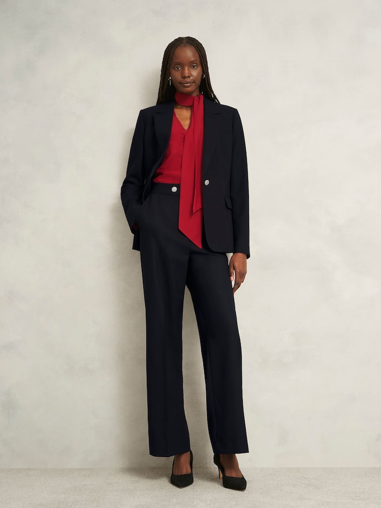 Hobbs Black Heidi Trousers - Image 1 of 4 Hobbs Black Heidi Trousers - Image 1 of 4