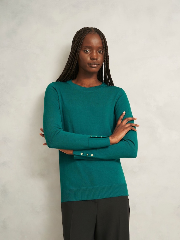 Hobbs Green Penny Merino Jumper - Image 1 of 4