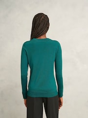 Hobbs Green Penny Merino Jumper - Image 2 of 4