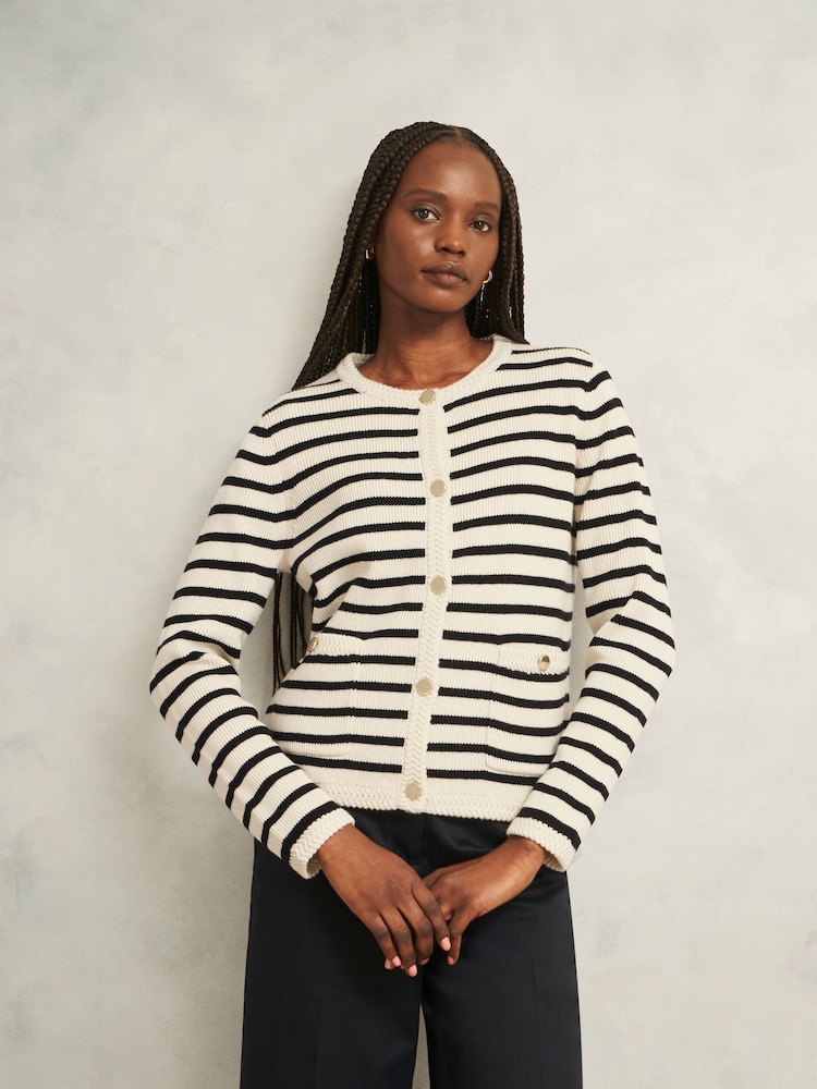 Hobbs White Simona Knitted Jacket - Image 1 of 4