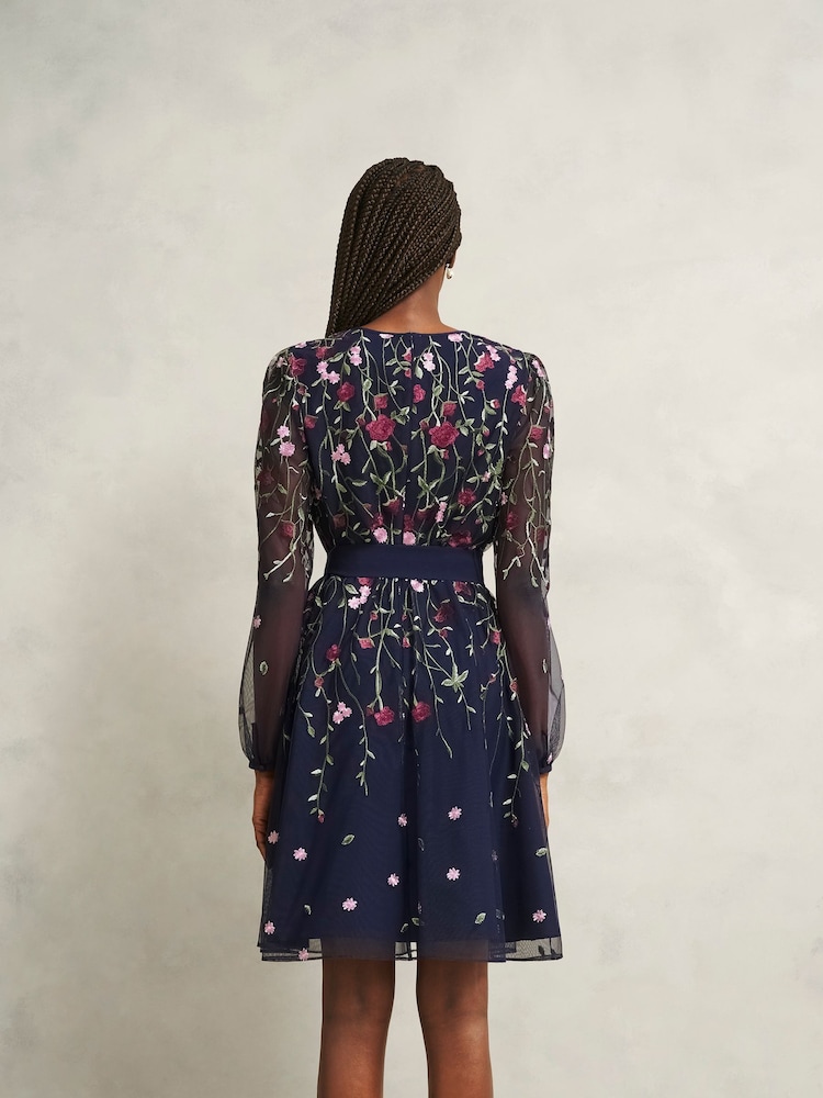 Hobbs Blue Emmy Dress - Image 2 of 4