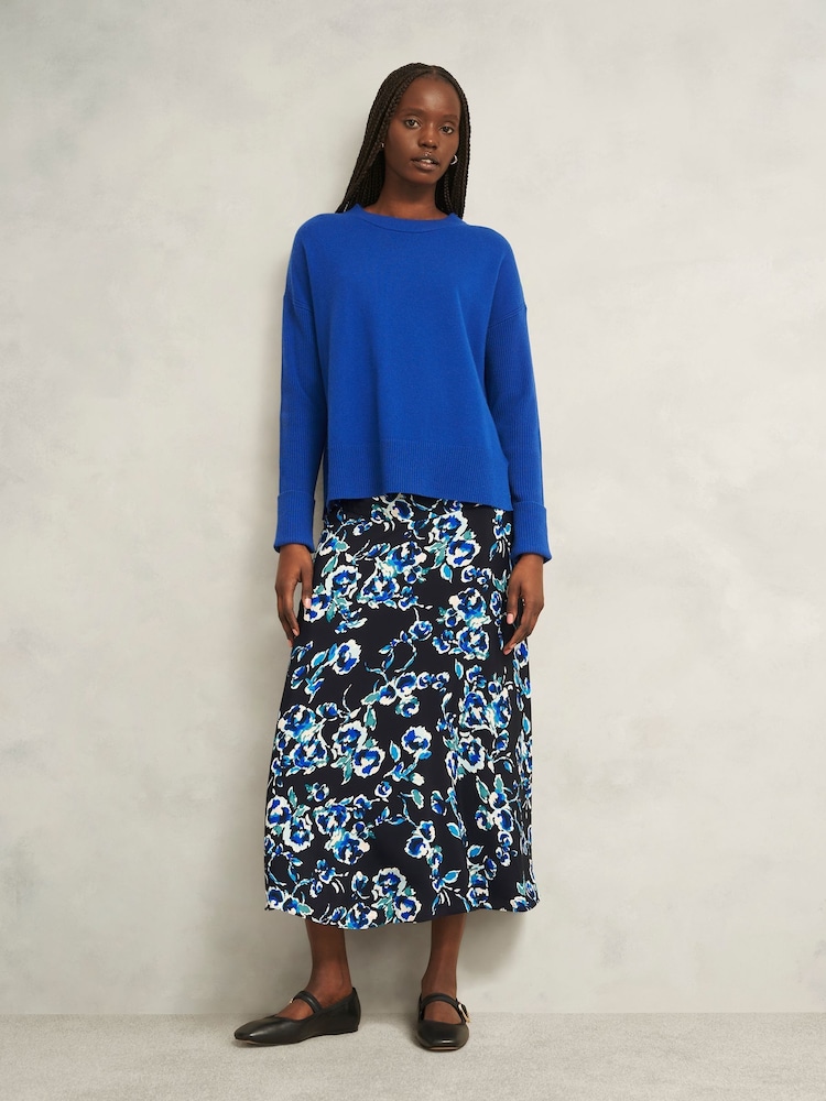 Hobbs Blue Kiara Skirt - Image 2 of 5
