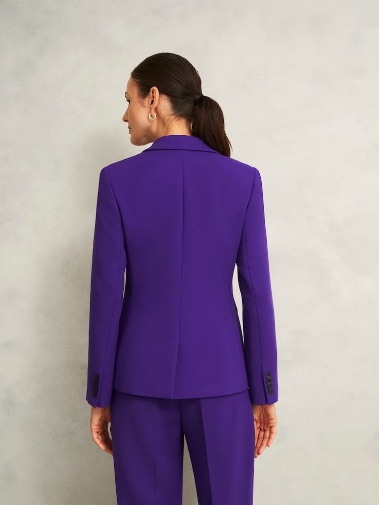 Hobbs Purple Sami Jacket - Image 2 of 4 Hobbs Purple Sami Jacket - Image 2 of 4