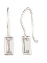 Viseči uhani Lauren Ralph Lauren Tone Crystal Baguette - Slika 1 iz 3