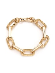 Lauren Ralph Lauren Gold Herringbone Flex Bracelet - Image 1 of 2