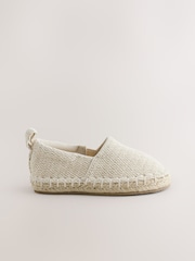 Neutral Espadril Woven Shoes - Image 1 of 5
