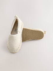 Neutral Espadril Woven Shoes - Image 3 of 5