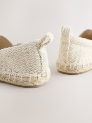 Neutral Espadril Woven Shoes - Image 4 of 5