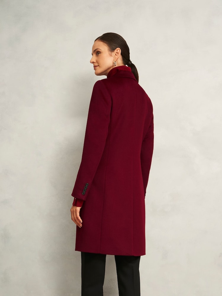 Hobbs Red Petite Cavendish Coat - Image 2 of 5 Hobbs Red Petite Cavendish Coat - Image 2 of 5