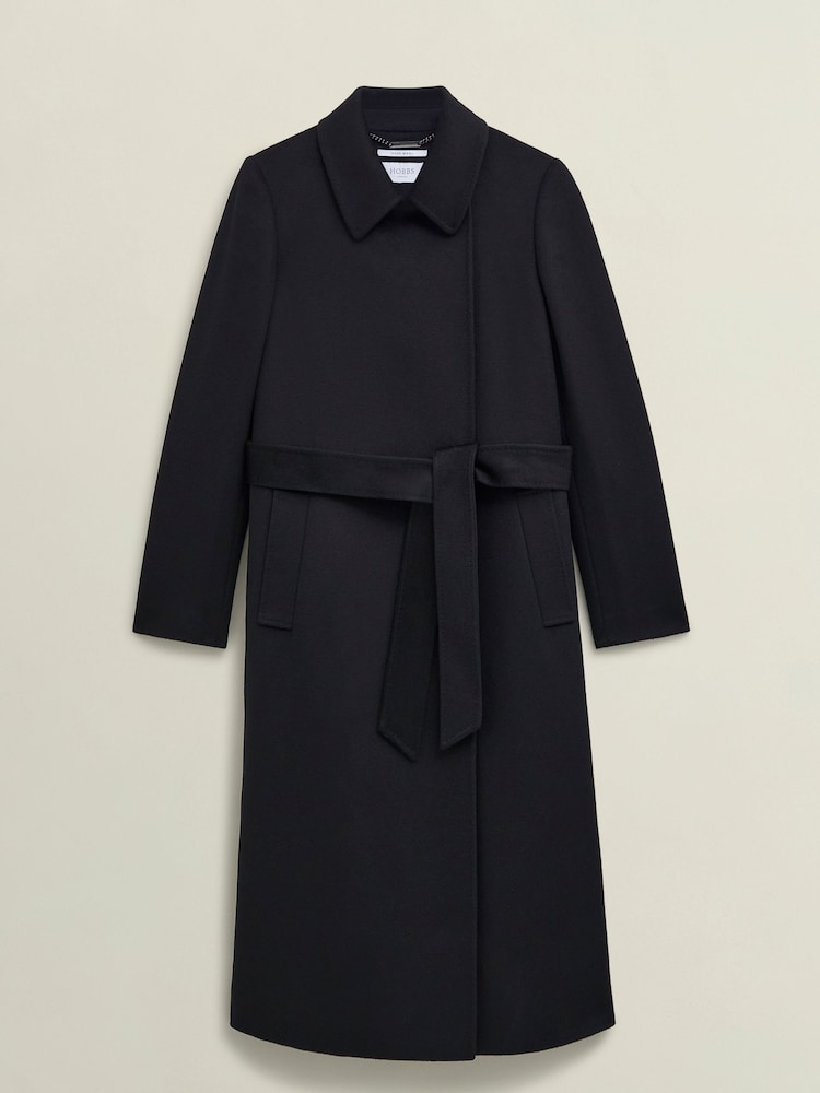 Hobbs Black Livia Coat - Image 1 of 1 Hobbs Black Livia Coat - Image 1 of 1