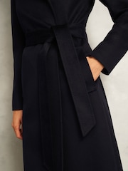 Hobbs Black Livia Wool Coat - Image 4 of 5
