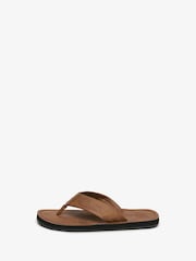 Superdry Brown Vintage Flip Flop - Image 2 of 8