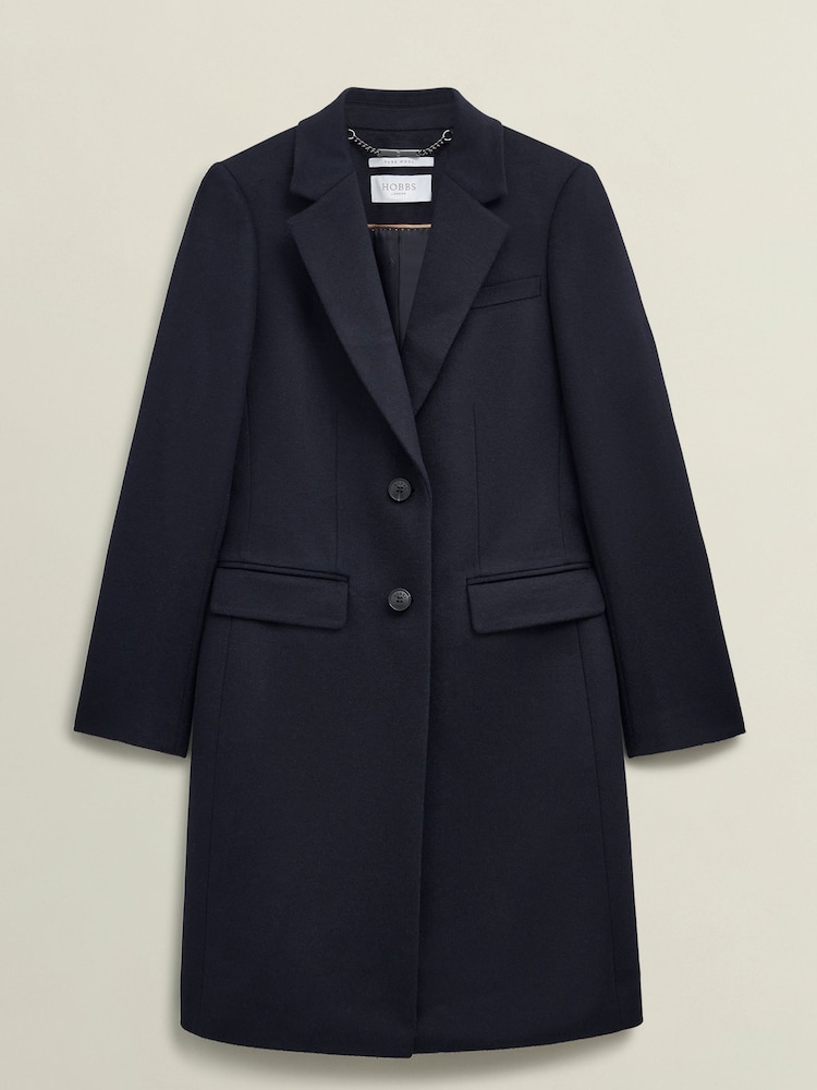 Hobbs Blue Cavendish Coat - Image 6 of 6 Hobbs Blue Cavendish Coat - Image 6 of 6
