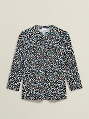 Hobbs Blue Margot Printed Top - Image 1 of 1