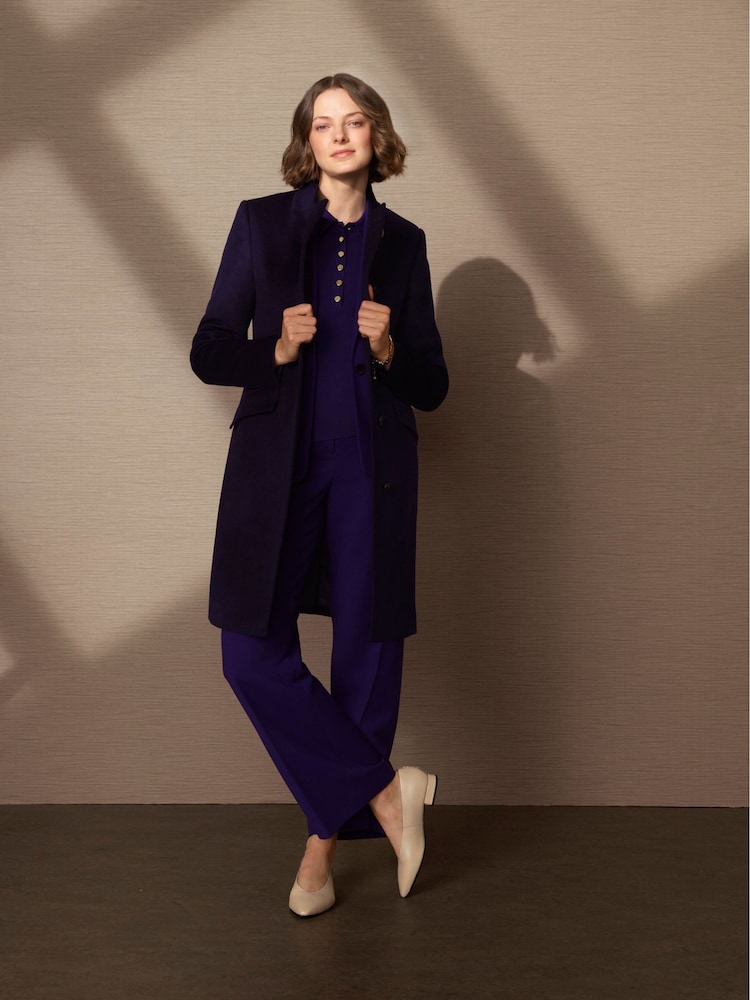 Hobbs Purple Taylor Coat - Image 1 of 2 Hobbs Purple Taylor Coat - Image 1 of 2