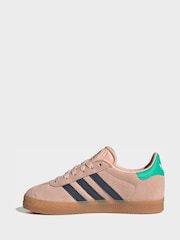 adidas Originals Pink Gazelle Kids Trainers - Image 2 of 9