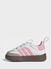 adidas Originals White Adifoam Samba Infant Trainers - Image 2 of 9