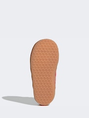 adidas Originals Blue Gazelle Comfort Closure Elastic Laces Infant Trainers - Image 4 of 11