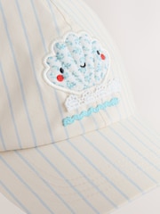 Blue Shell Striped Cap (1-16yrs) - Image 2 of 3