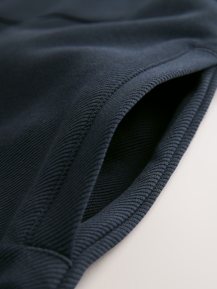 Navy Blue N. Premium Jersey Zip Through Shacket - Image 13 of 13