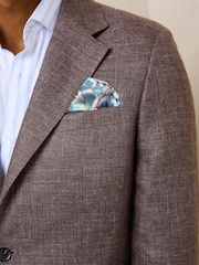 بني - N. Premium 100% Linen Blazer with Kew Gardens Lining - صورة 6 من 6