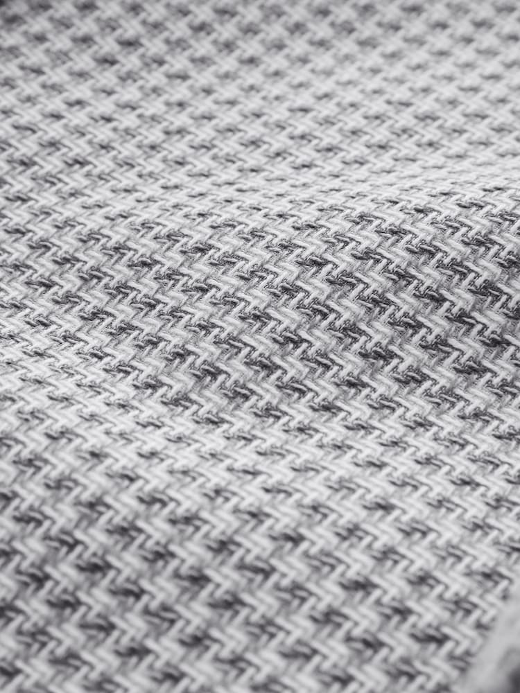 אפור - N. Premium Textured Blazer with Linen - תמונה 11 מתוך 11