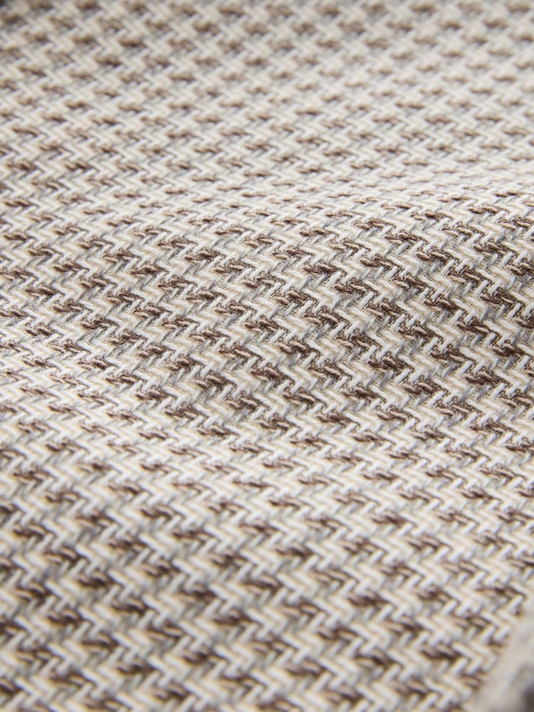 Grey Slim Fit N. Premium Textured Blazer with Linen - Image 15 of 15